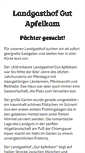 Mobile Screenshot of gut-apfelkam.de
